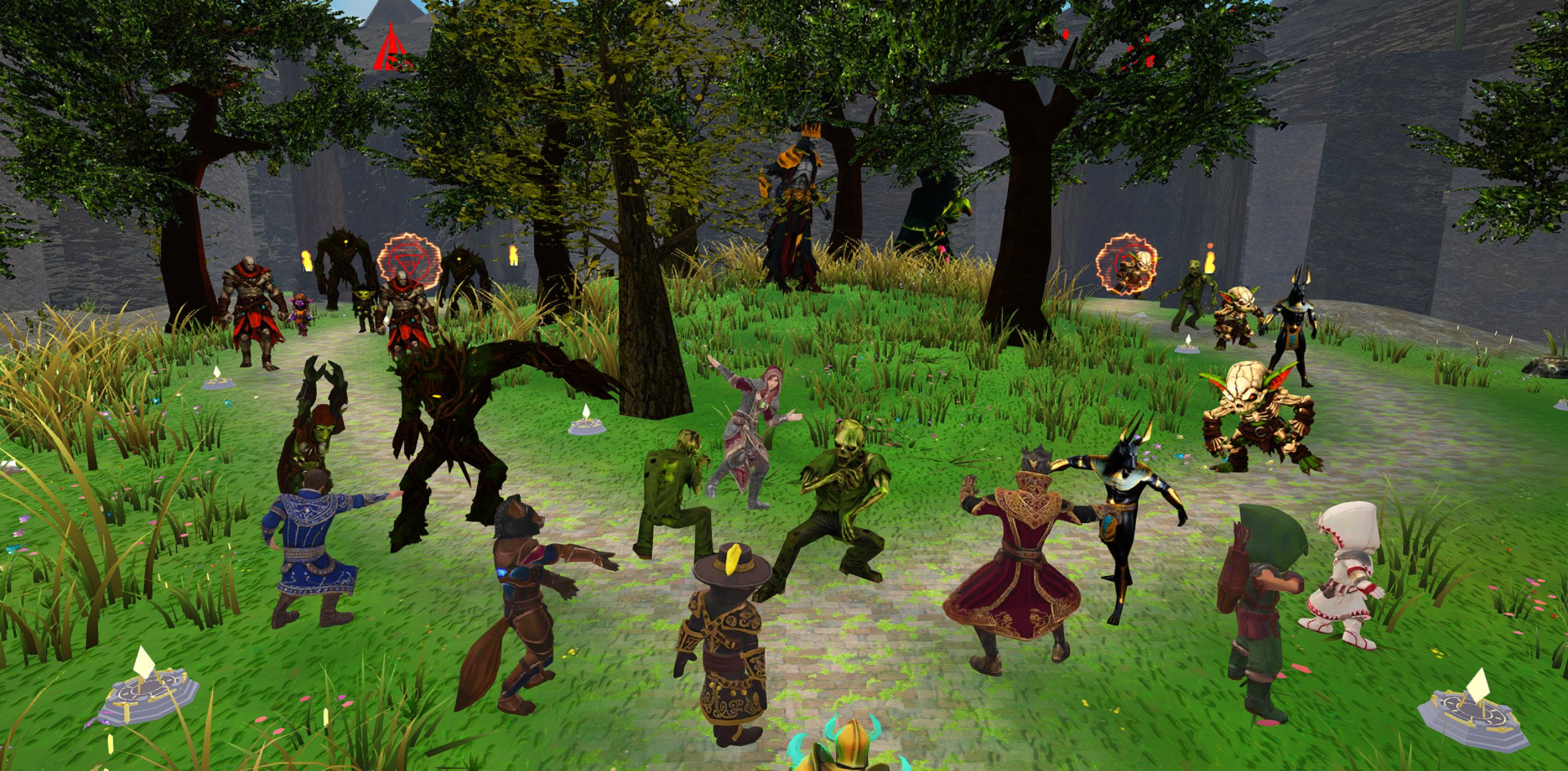 Forest realm - commanding units on the front line